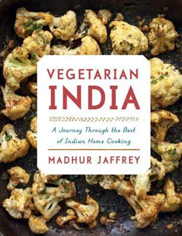 Vegetarian India: A Journey Through the Best of Indian Home Cooking: A Cookbook by Madhur Jaffrey cover