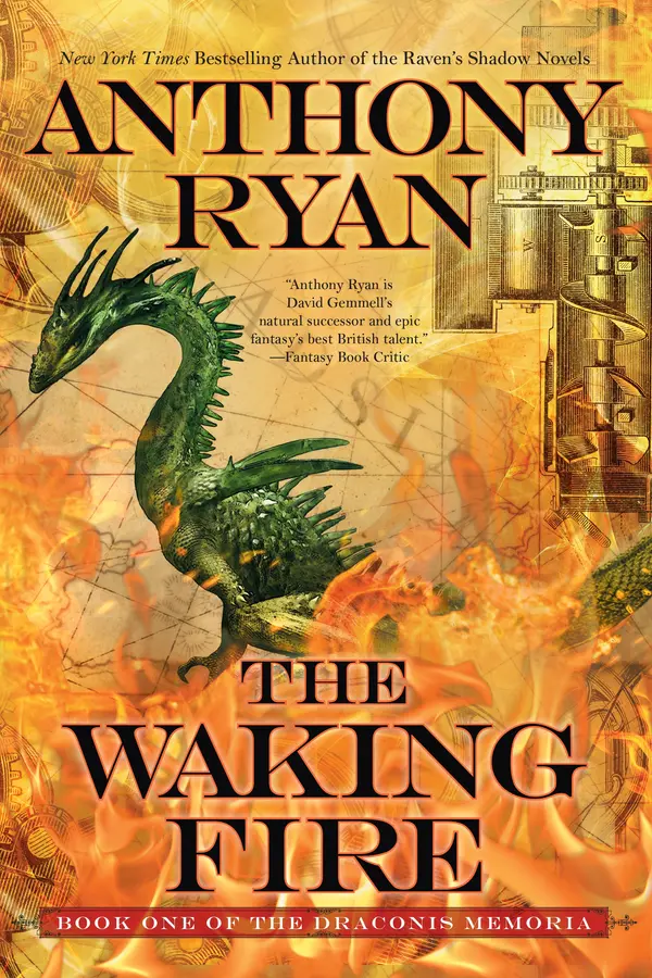 The Waking Fire by Anthony Ryan cover