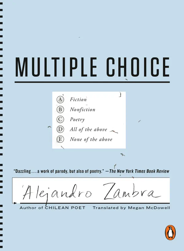 Multiple Choice by Alejandro Zambra, Megan McDowell cover
