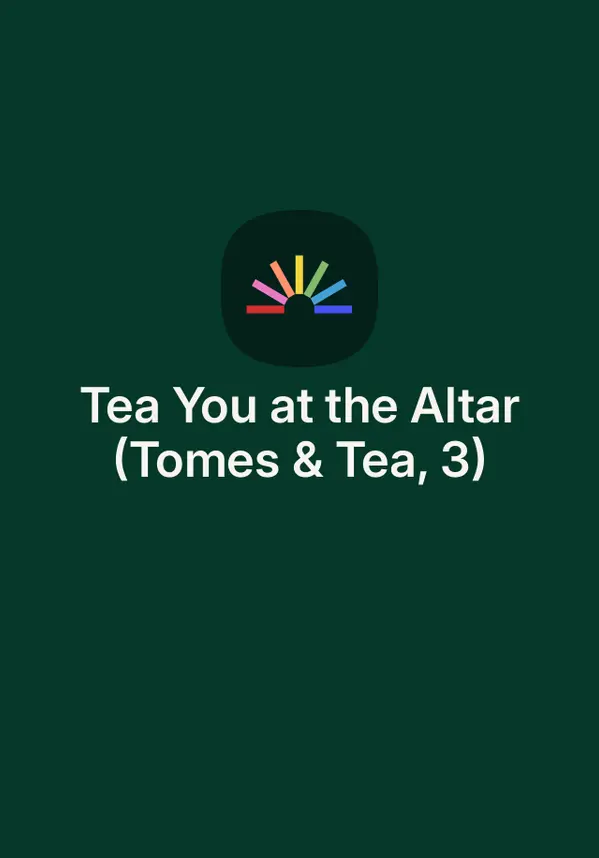 Tea You at the Altar (Tomes & Tea, 3) by Rebecca  Thorne cover