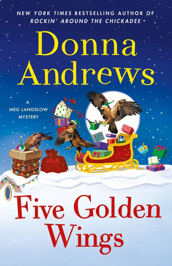Five Golden Wings by Donna Andrews cover