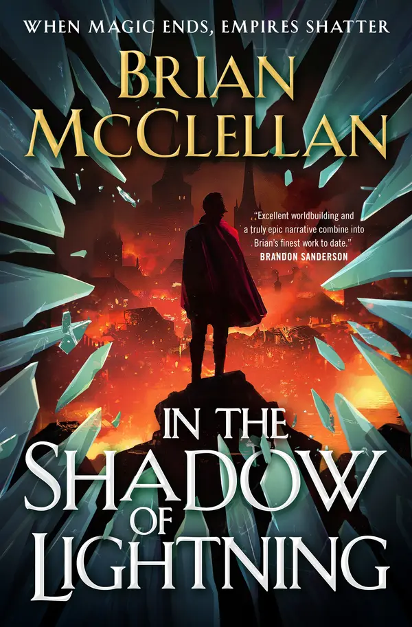 In the Shadow of Lightning by Brian McClellan cover