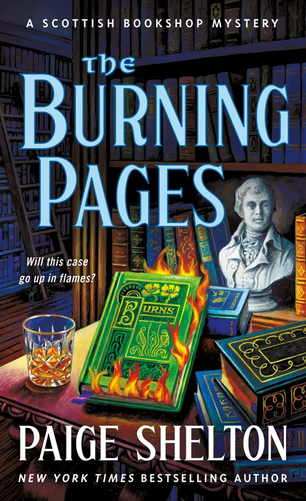 The Burning Pages by Paige Shelton cover