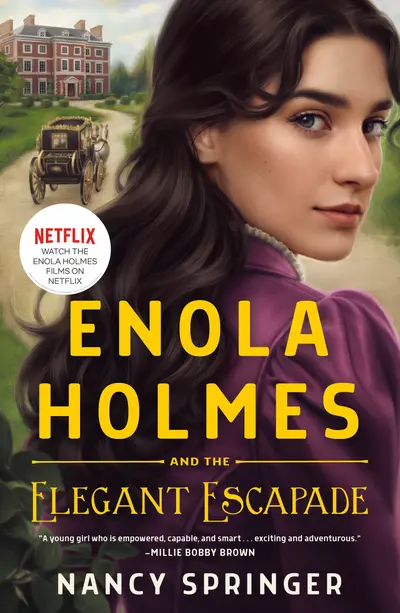Enola Holmes and the Elegant Escapade book cover