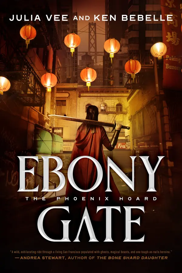 Ebony Gate by Julia Vee, Ken Bebelle cover