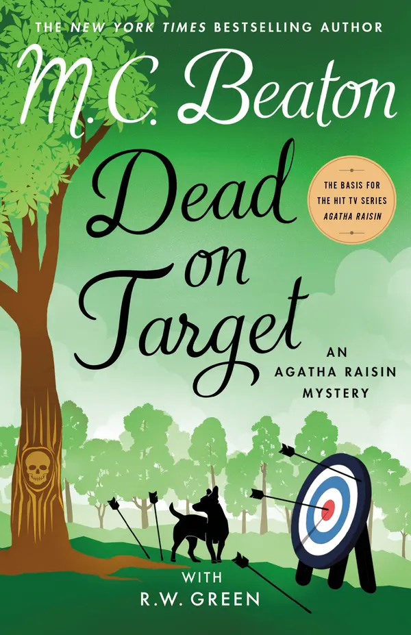 Dead on Target by M. C. Beaton, R.W. Green cover
