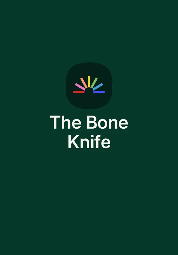 The Bone Knife by Intisar Khanani cover