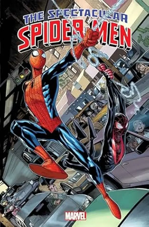 THE SPECTACULAR SPIDER-MEN VOL. 1: ARACHNOBATICS by Greg Weisman cover