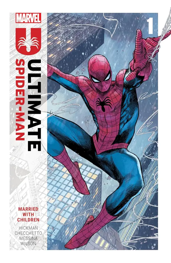 Ultimate Spider-Man, Vol. 1: Married with Children by Jonathan Hickman cover