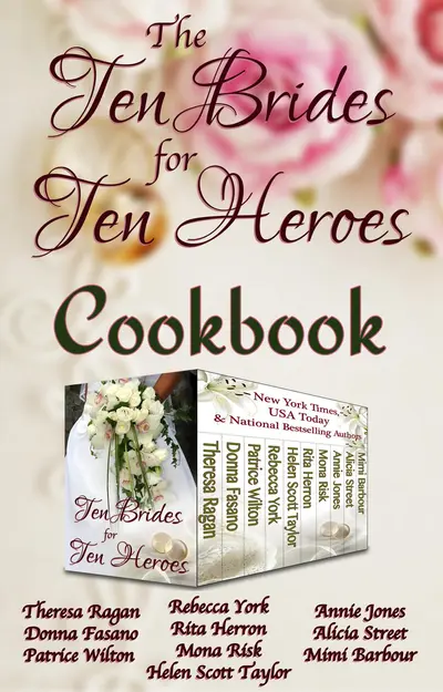 Ten Brides for Ten Heroes Cookbook book cover