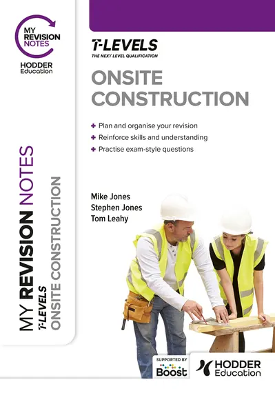 My Revision Notes: Onsite Construction T Level book cover