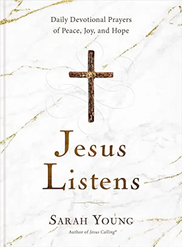 Jesus Listens: Daily Devotional Prayers of Peace, Joy, and Hope by Sarah Young cover