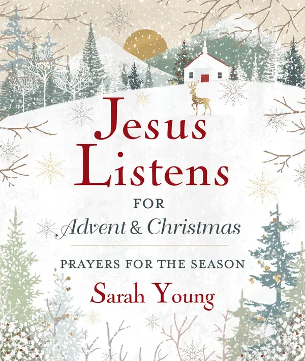 Jesus Listens--for Advent and Christmas, with Full Scriptures by Sarah Young cover