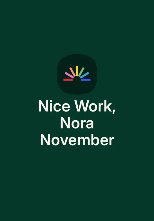 Nice Work, Nora November by Julia London cover