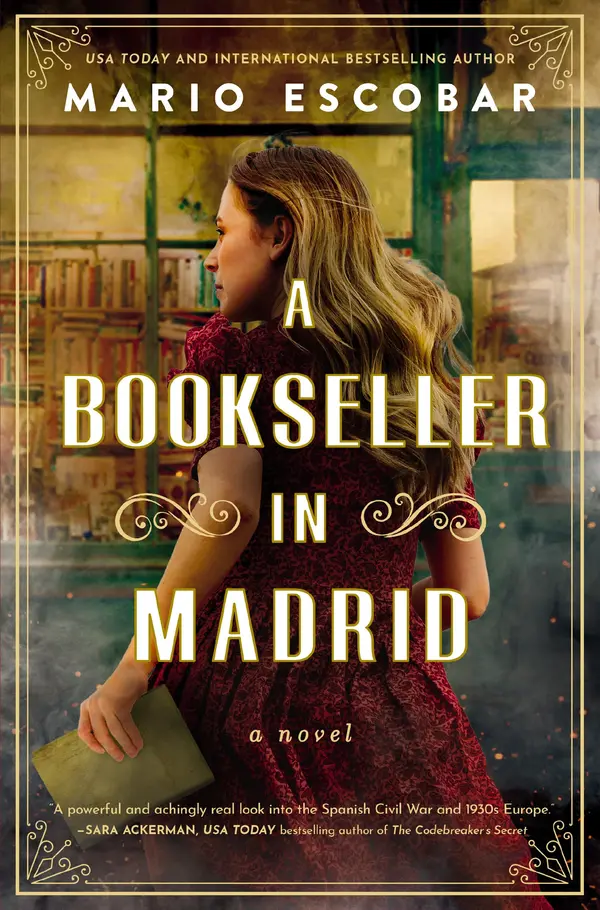 A Bookseller in Madrid by Mario Escobar cover