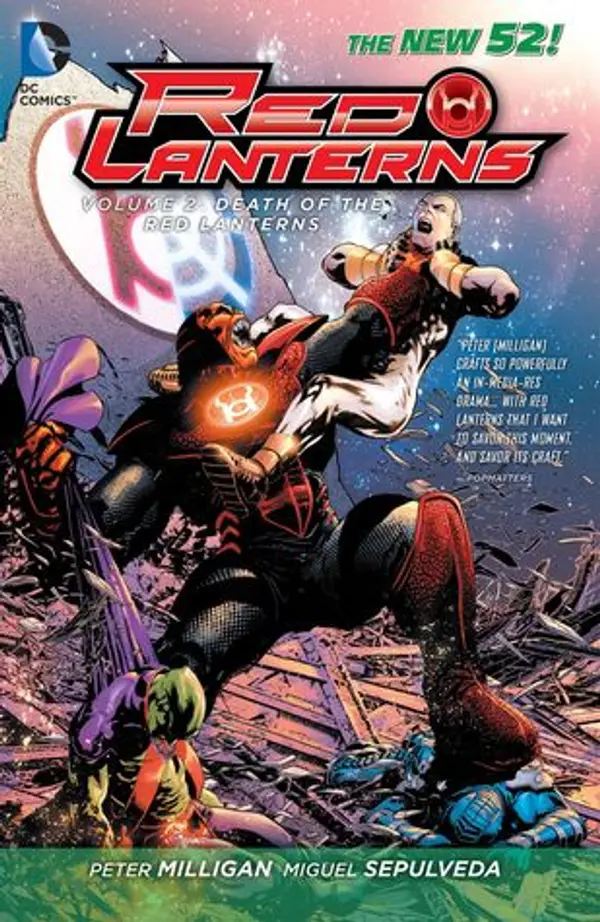 Red Lanterns, Volume 2: The Death of the Red Lanterns by Peter Milligan cover