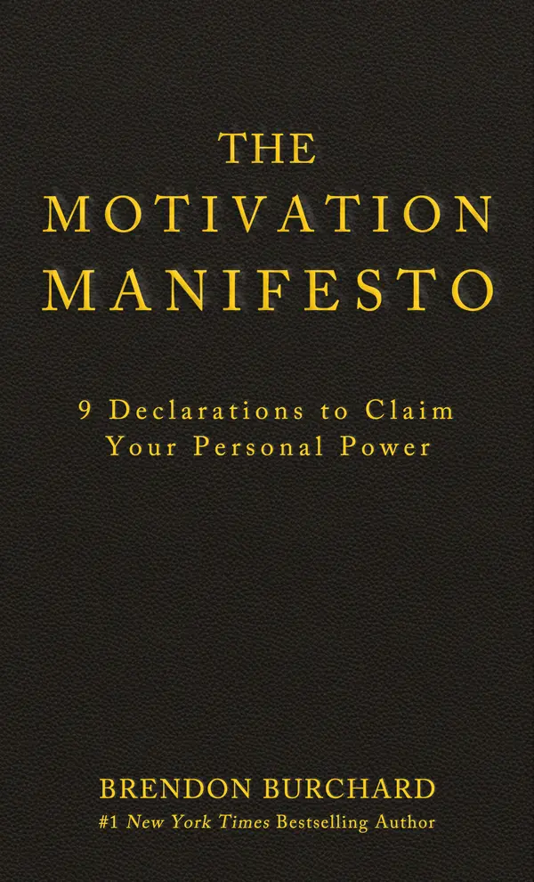 The Motivation Manifesto by Brendon Burchard cover