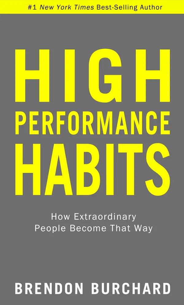 High Performance Habits by Brendon Burchard cover