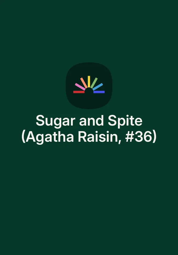 Sugar and Spite (Agatha Raisin, #36) by M.C. Beaton cover