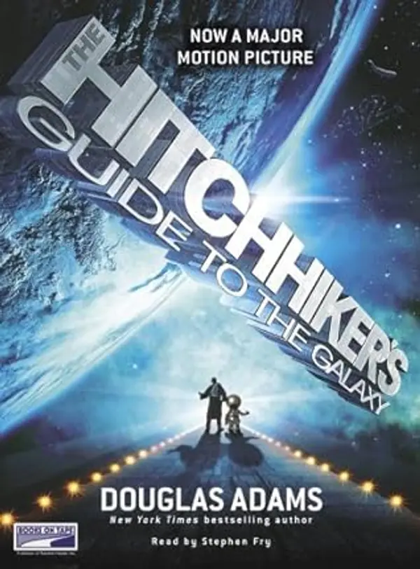 The Hitchhiker's Guide to the Galaxy (Hitchhiker's Guide, #1) by Douglas Adams Stephen Fry cover