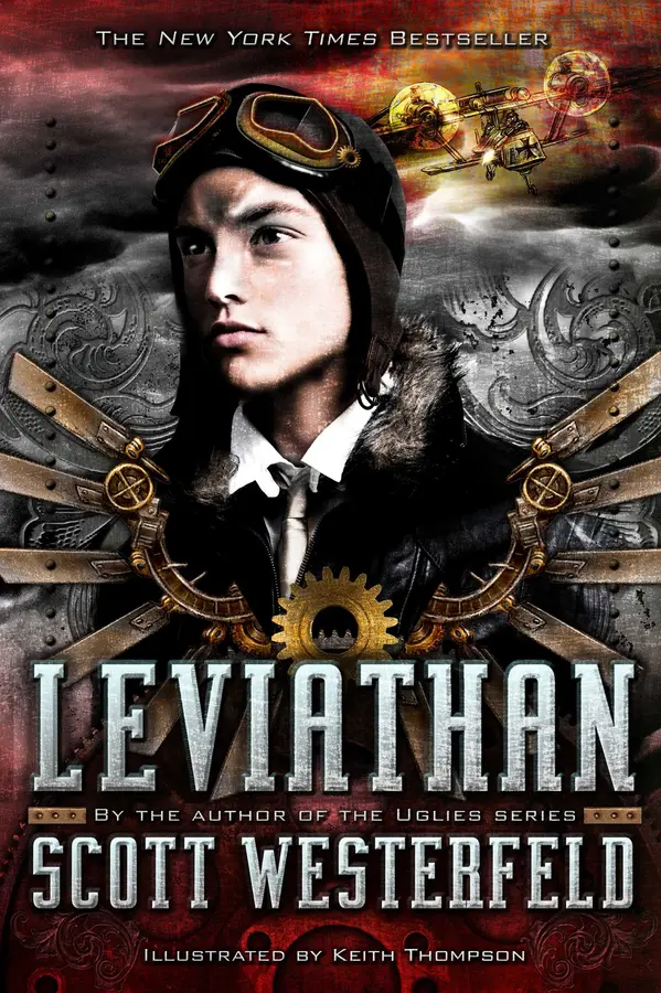 Leviathan by Scott Westerfeld, Keith Thompson cover
