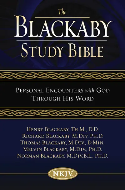 NKJV, The Blackaby Study Bible book cover