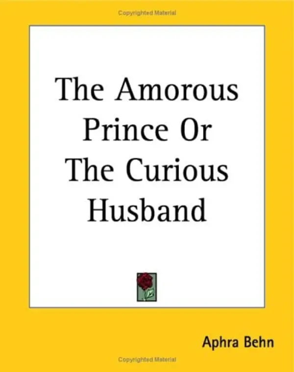 The Amorous Prince Or The Curious Husband by Aphra Behn cover