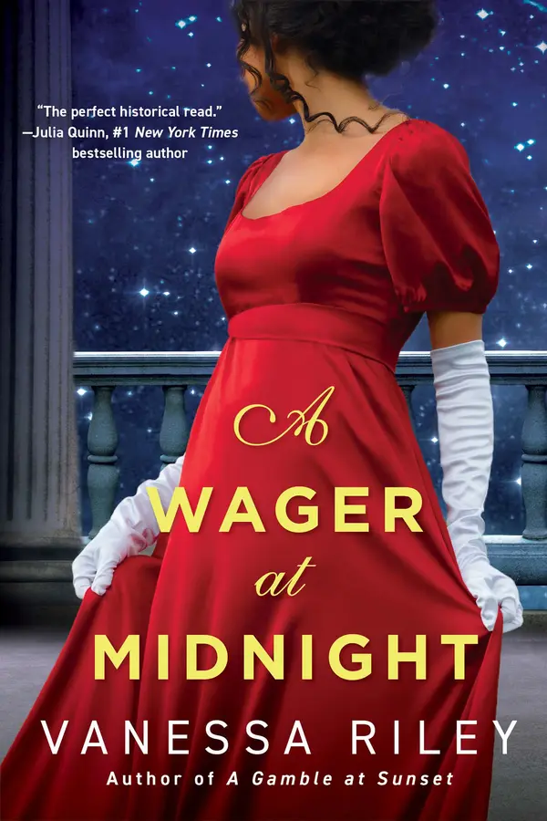 A Wager at Midnight by Vanessa Riley cover