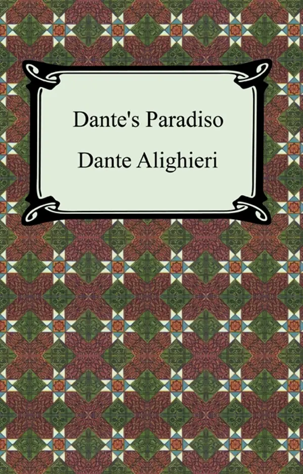 Dante's Paradiso (The Divine Comedy, Volume 3, Paradise) by Dante Alighieri cover
