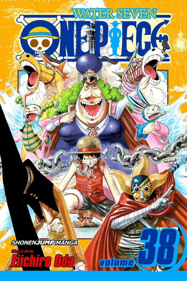 One Piece, Volume 38: Rocketman!! by Eiichiro Oda cover