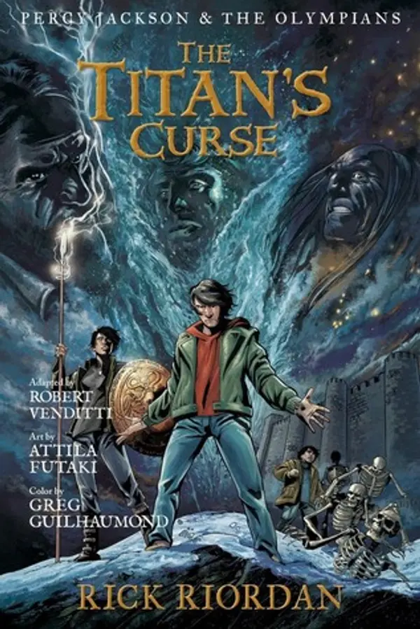 The Titan's Curse: The Graphic Novel (Percy Jackson and the Olympians: The Graphic Novels, #3) by Rick Riordan, Robert Venditti cover