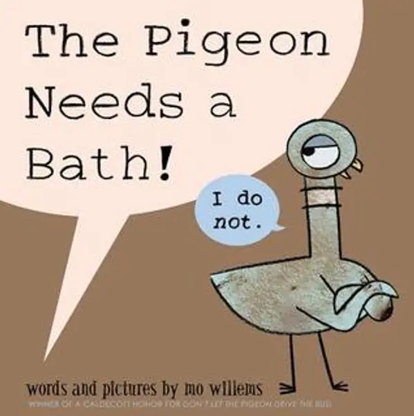 The Pigeon Needs a Bath! (Pigeon, 9) by Mo Willems cover