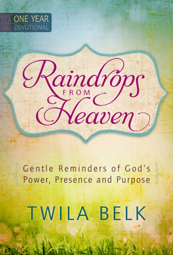 Raindrops from Heaven: Gentle Reminders of God's Power, Presence and Purpose by Twila Belk cover
