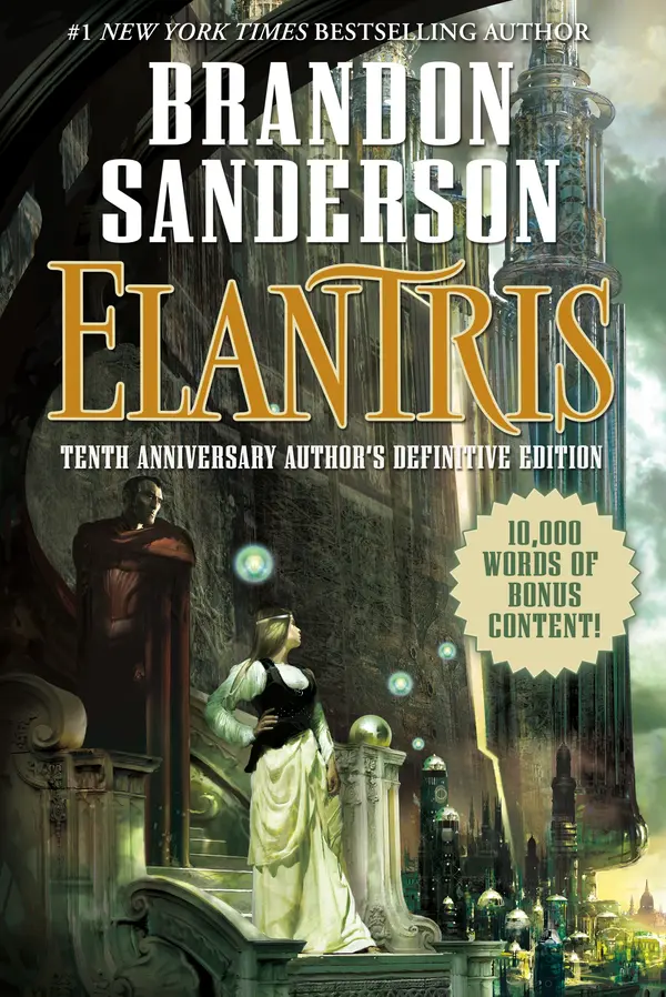 Elantris by Brandon Sanderson cover
