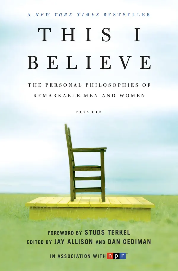 This I Believe by Jay Allison, Dan Gediman cover