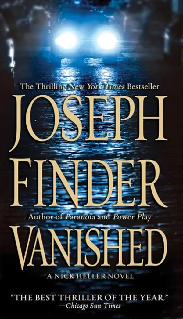 Vanished by Joseph Finder cover