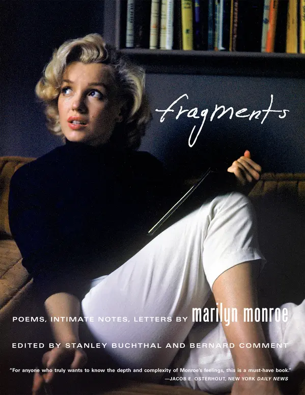Fragments by Marilyn Monroe, Bernard Comment cover