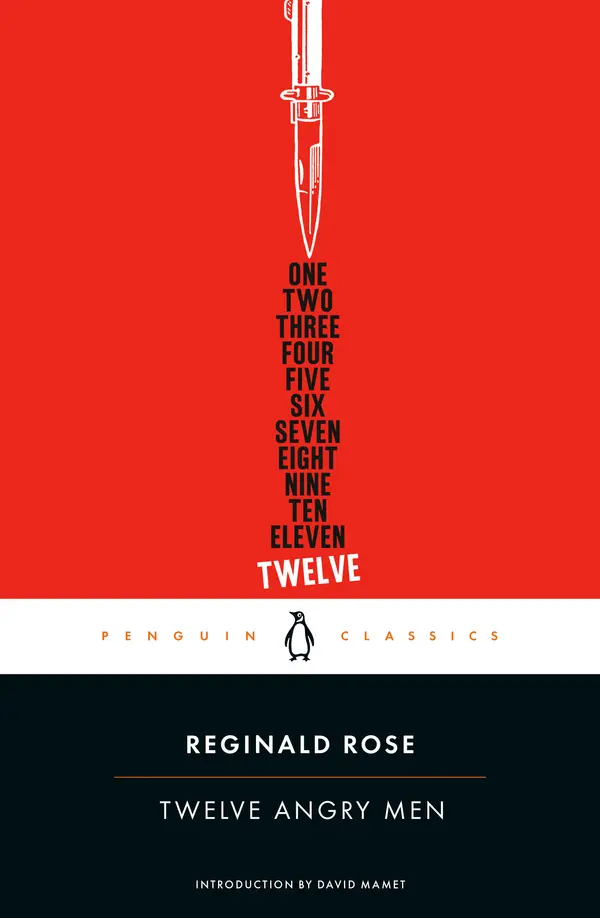 Twelve Angry Men by Reginald Rose, David Mamet cover