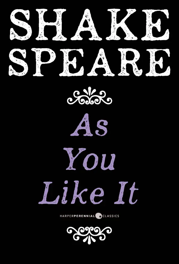 As You Like It by William Shakespeare cover