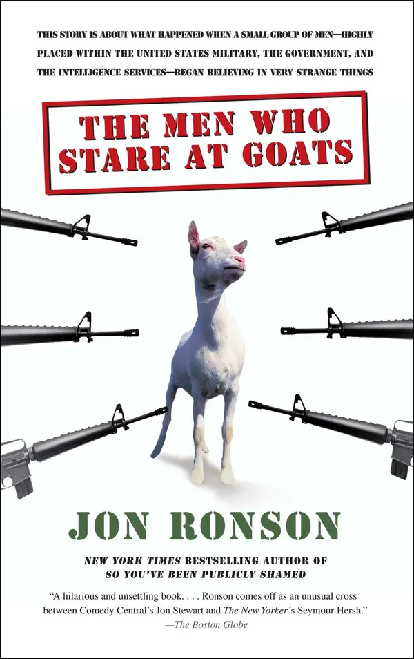 The Men Who Stare at Goats by Jon Ronson cover