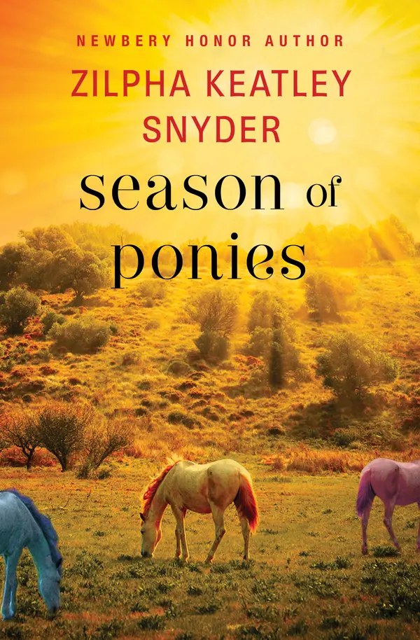 Season of Ponies by Zilpha Keatley Snyder cover