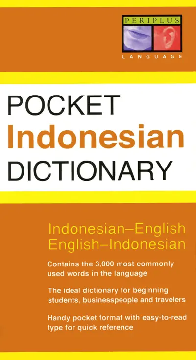 Pocket Indonesian Dictionary book cover