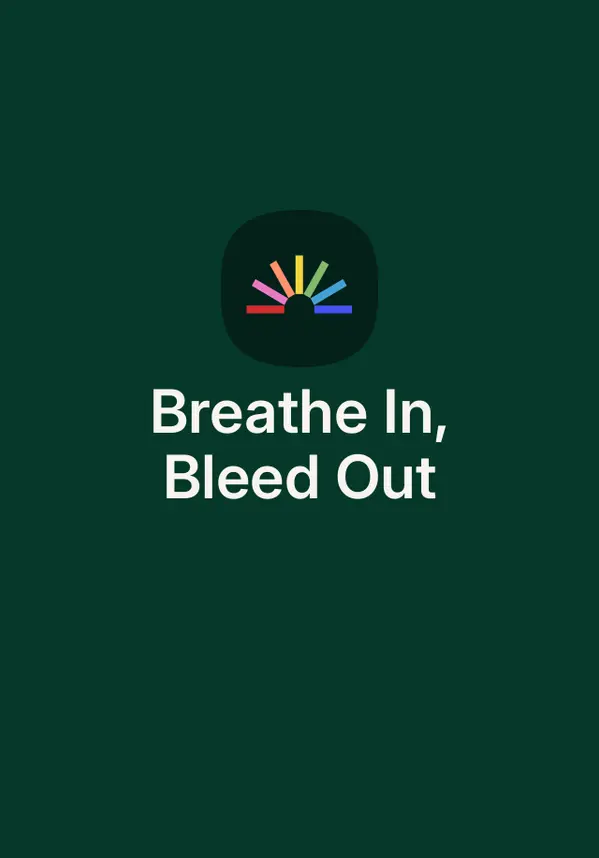 Breathe In, Bleed Out by Brian McAuley cover