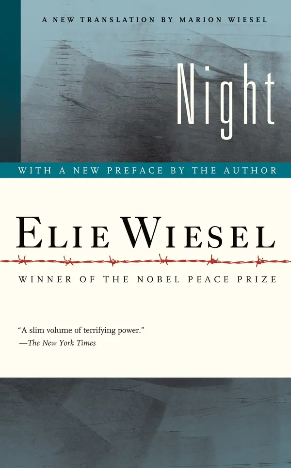 Night by Elie Wiesel, Marion Wiesel, Elie Wiesel cover
