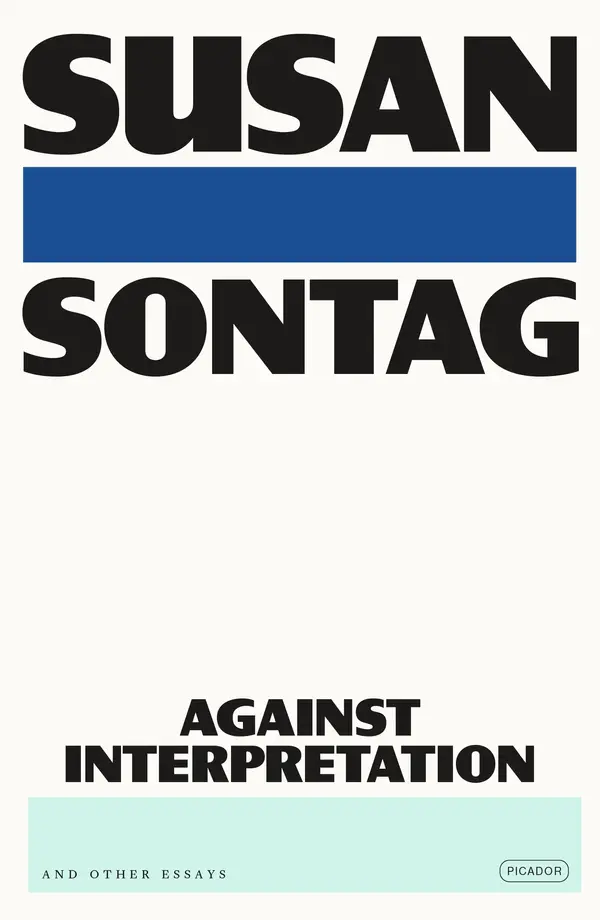 Against Interpretation by Susan Sontag cover