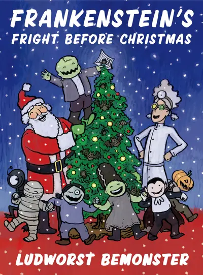 Frankenstein's Fright Before Christmas book cover