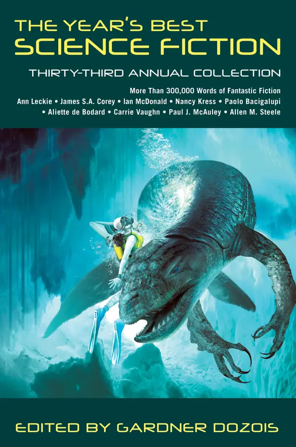 The Year's Best Science Fiction: Thirty-Third Annual Collection by Gardner Dozois, Gardner Dozois cover