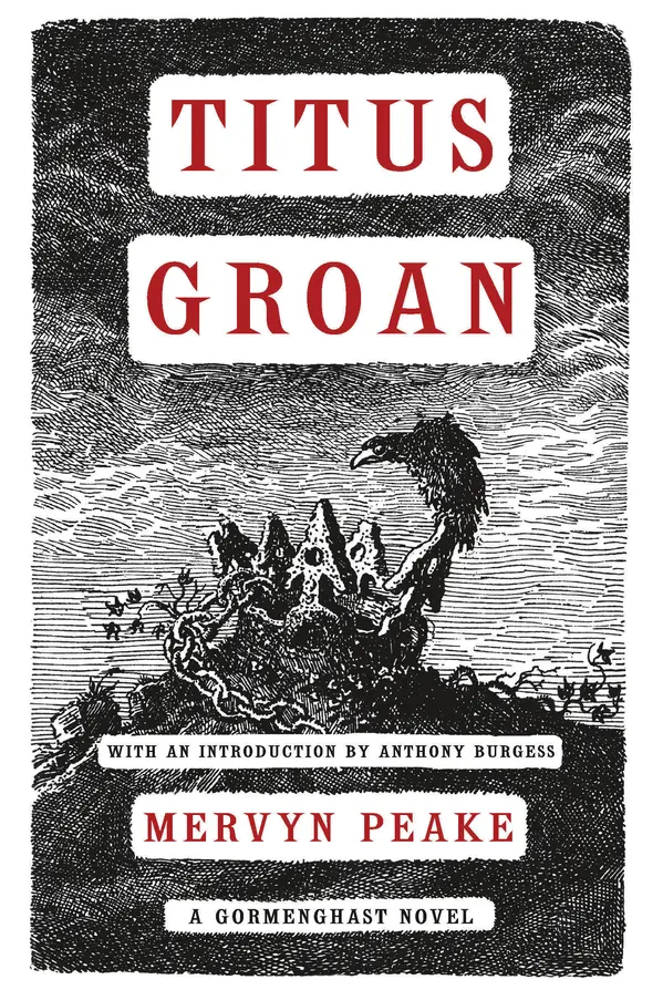 Titus Groan by Mervyn Peake, Anthony Burgess cover