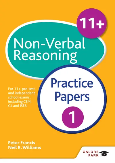 11+ Non-Verbal Reasoning Practice Papers 1 book cover