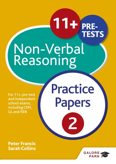 11+ Non-Verbal Reasoning Practice Papers  2 book cover